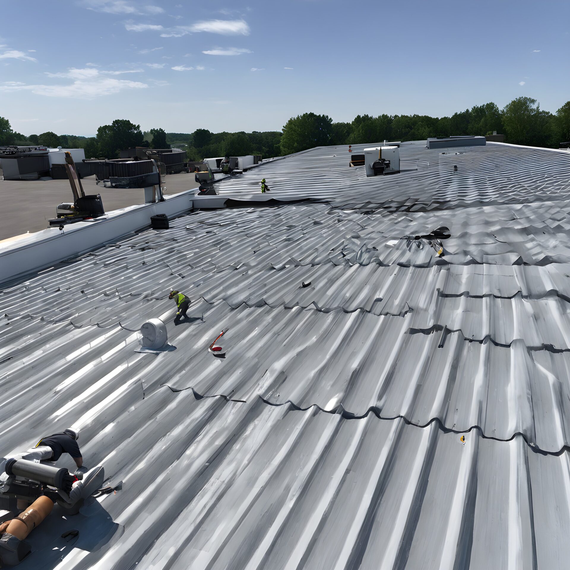 installing new commercial roof in orlando